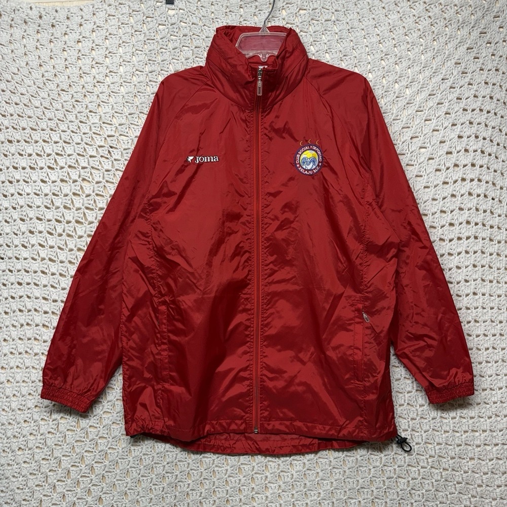 Xelaju MC Joma sport rain Hoodie jacket Mens Small Red Guatemala Football